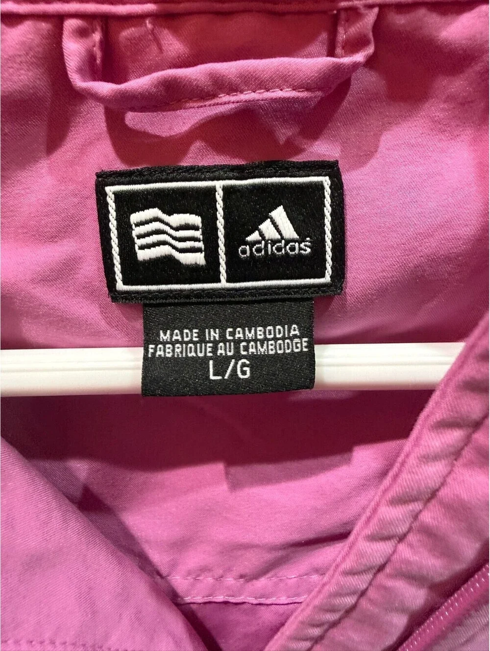 Adidas Climalite Pink Quarter-Zip Pullover Jacket L